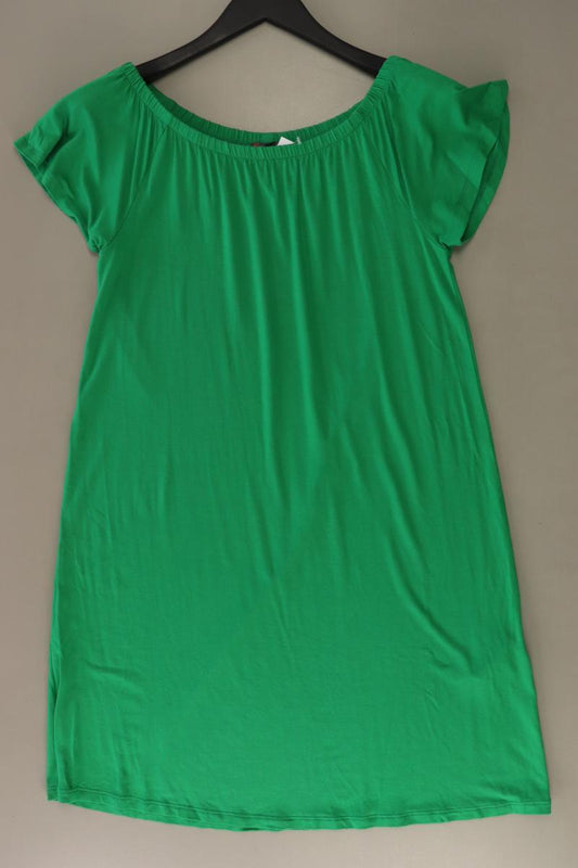 Street One Jerseykleid Gr. 36 Kurzarm mit Carmen-Ausschnitt grün aus Viskose