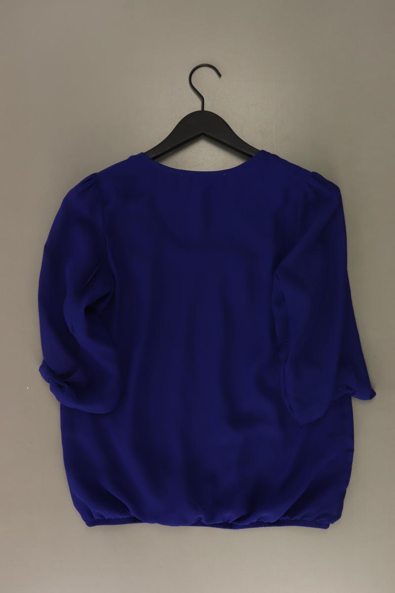 Ashley Brooke Chiffonbluse Gr. 38 3/4 Ärmel blau aus Polyester