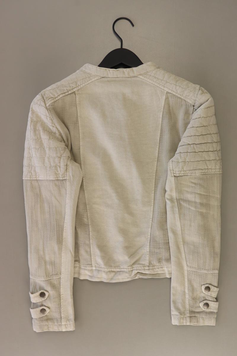YAYA Bikerjacke Gr. 38 grau aus Baumwolle