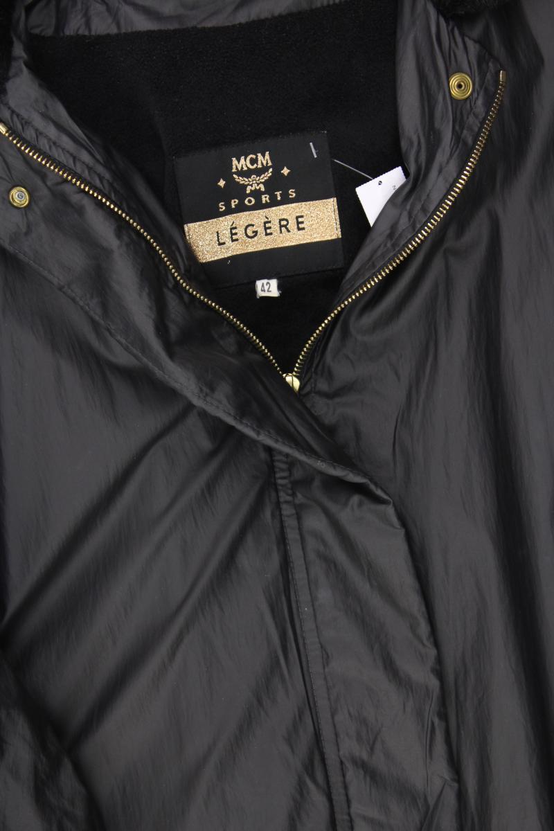 MCM Sports Légère Jacke Gr. 42 Vintage schwarz