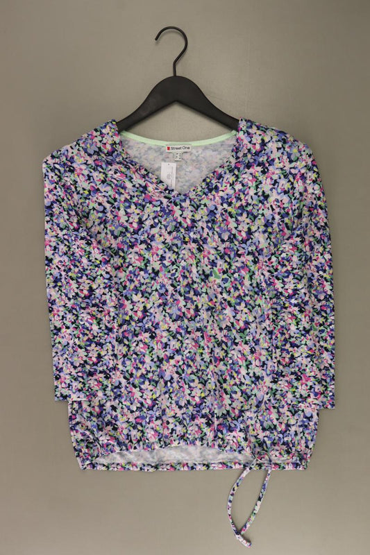 Street One Regular Bluse Gr. 36 neuwertig 3/4 Ärmel lila aus Viskose