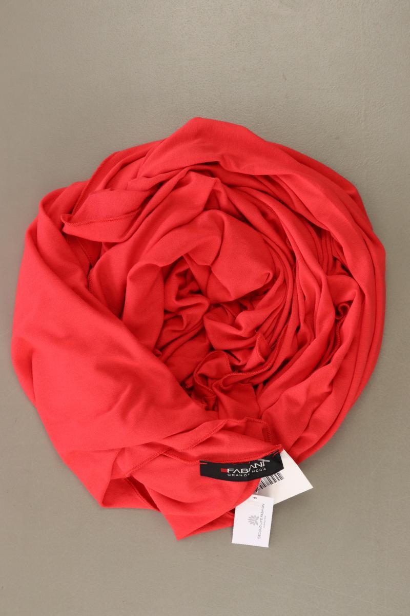 FABIANI Tuch rot aus Viskose
