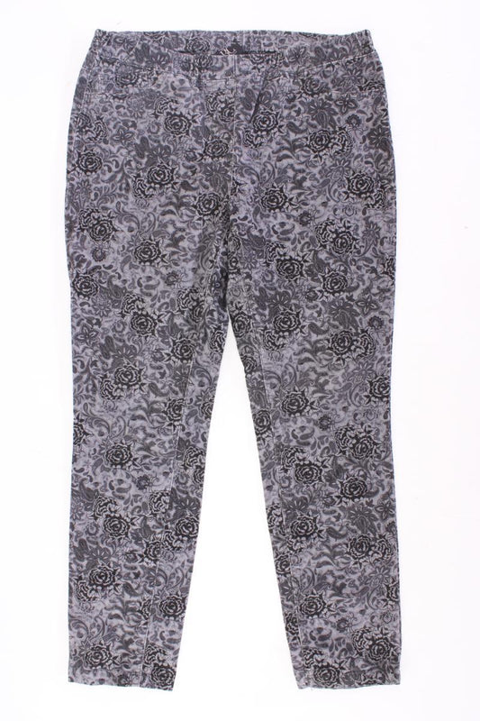 Best Connections Stretchhose Gr. Kurzgröße 21 mit Blumenmuster grau