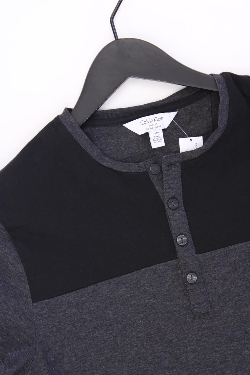 Calvin Klein T-Shirt für Herren Gr. S Kurzarm grau