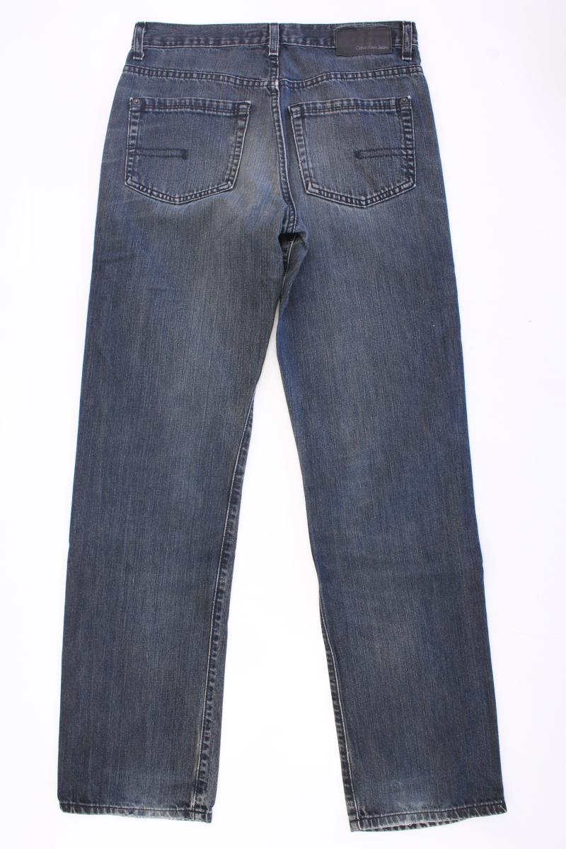 Calvin Klein Straight Jeans für Herren Gr. W30 blau aus Baumwolle