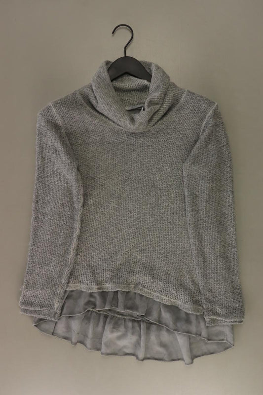 Made in Italy Pullover mit Mohair Gr. M grau aus Viskose