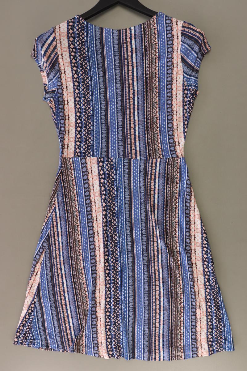 Lascana Kurzarmkleid Gr. 38 blau aus Viskose