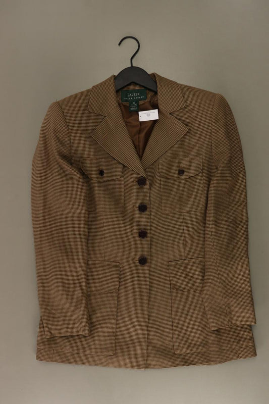 LAUREN Ralph Lauren Longblazer Gr. US 6 (XS) hahnentritt Vintage braun aus Rayon