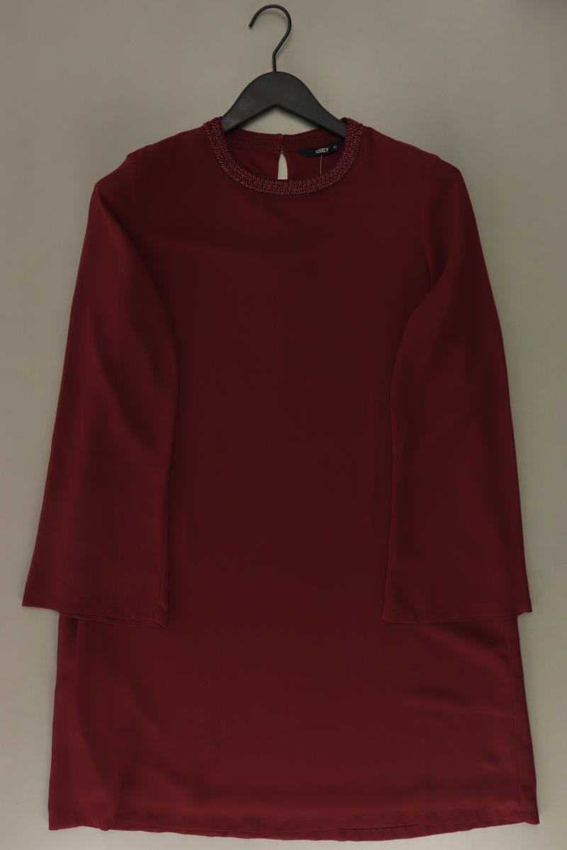 Only Langarmkleid Gr. 36 rot aus Polyester