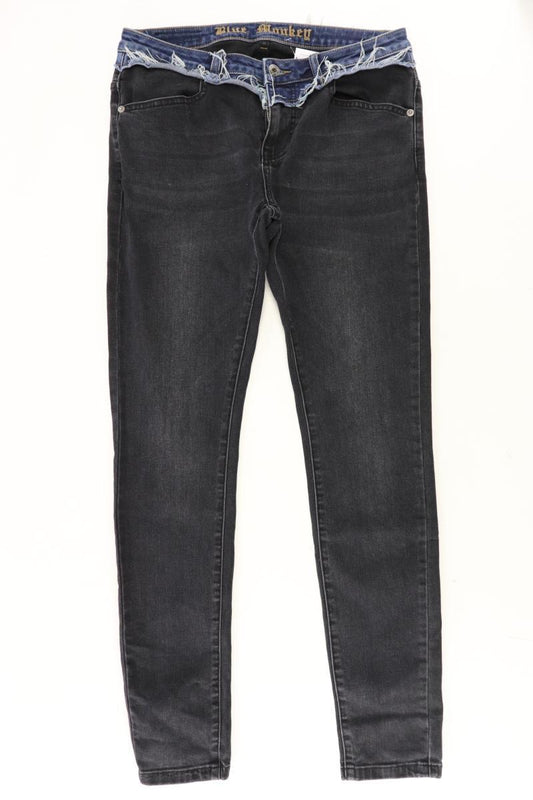 Blue Monkey Skinny Jeans Gr. W29/L32 schwarz aus Baumwolle