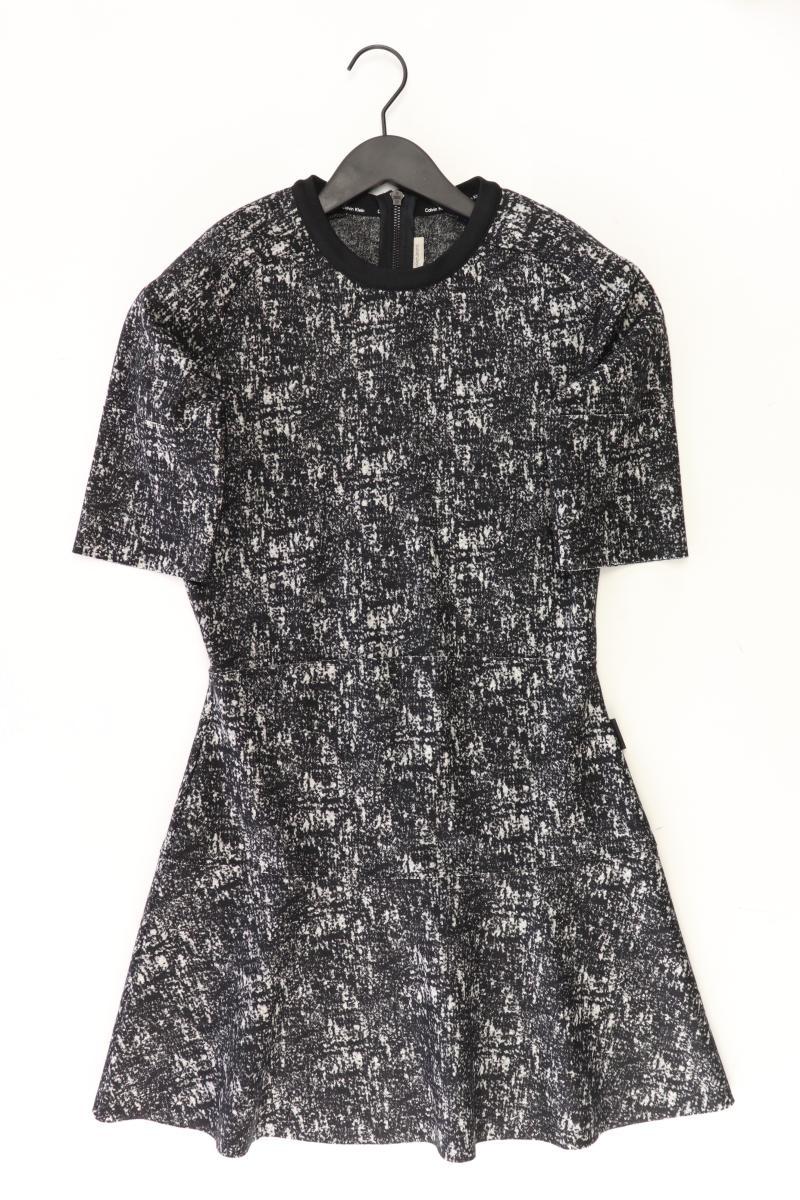 Calvin Klein Jeans Wollkleid Gr. S neuwertig Kurzarm schwarz