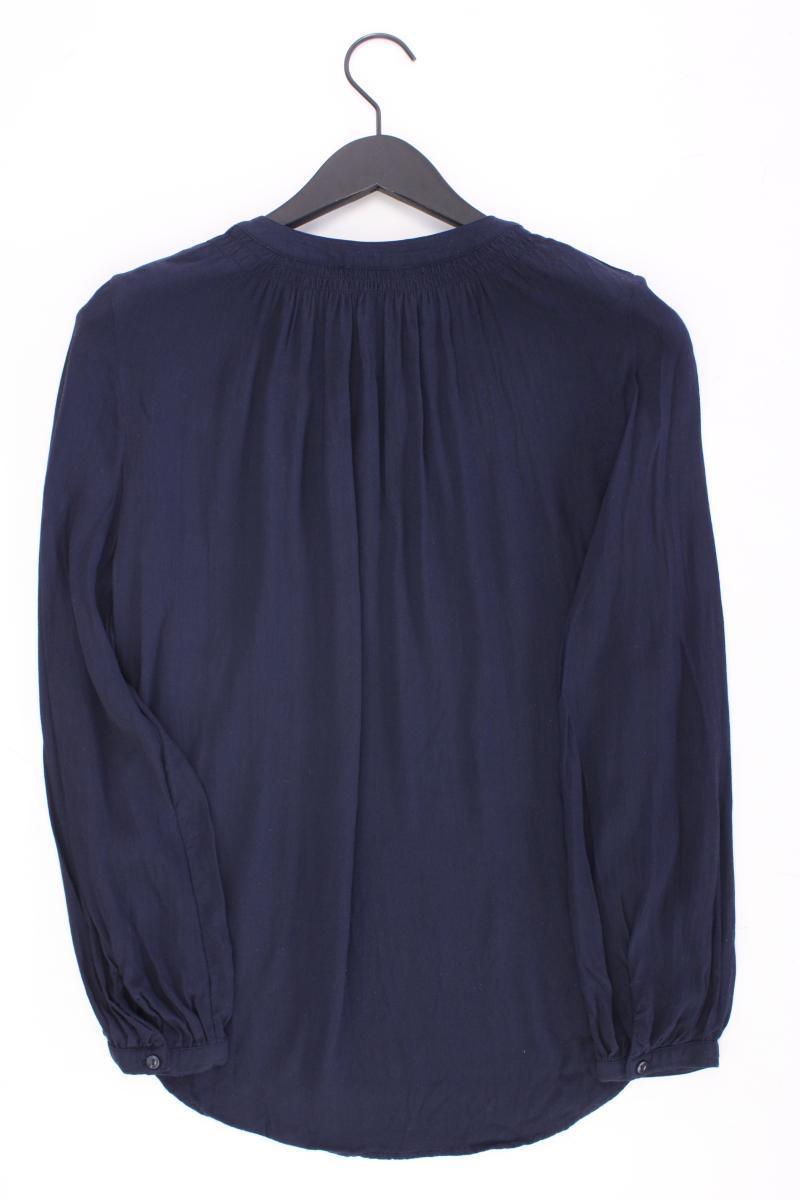 Esprit Langarmbluse Gr. 34 blau aus Viskose