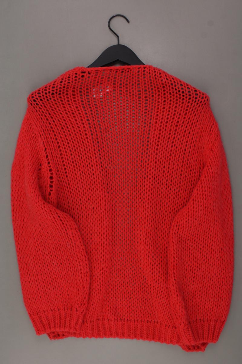 Rino&Pelle Strickjacke Gr. L Langarm rot aus Polyacryl