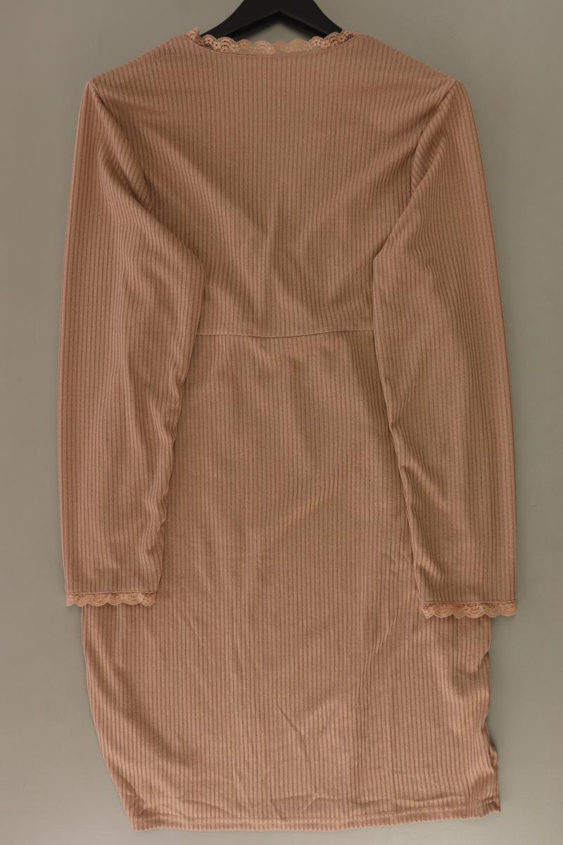 Shein Schlauchkleid Gr. XL neuwertig Langarm braun aus Polyester