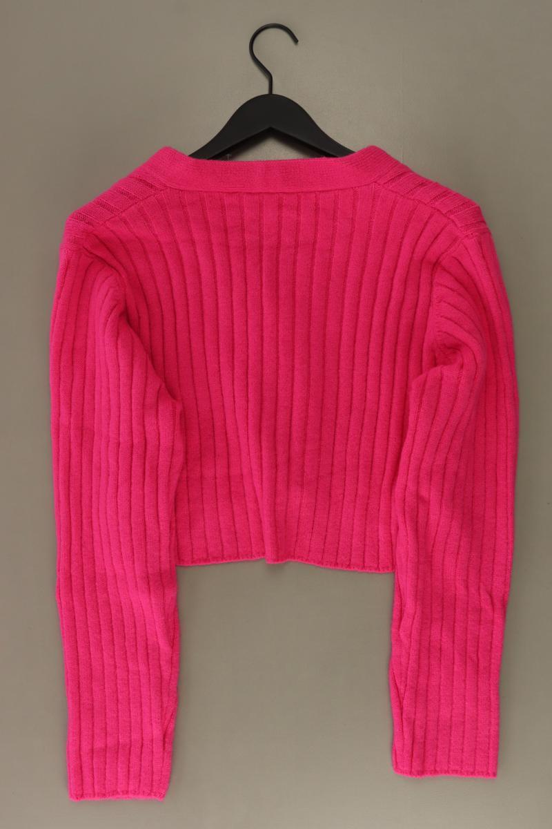 Strickjacke Gr. XL neuwertig Langarm pink aus Polyacryl