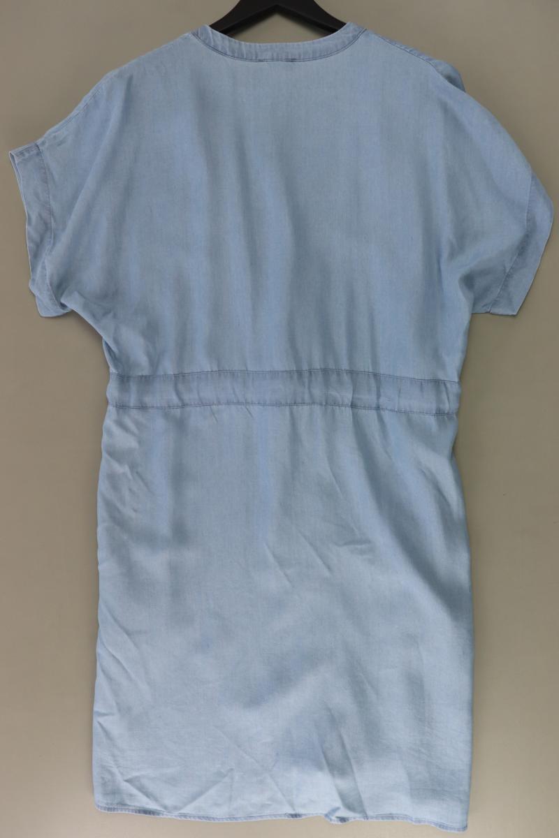SOAKED IN LUXURY Kurzarmkleid Gr. S neuwertig mit Gürtel blau aus Lyocell