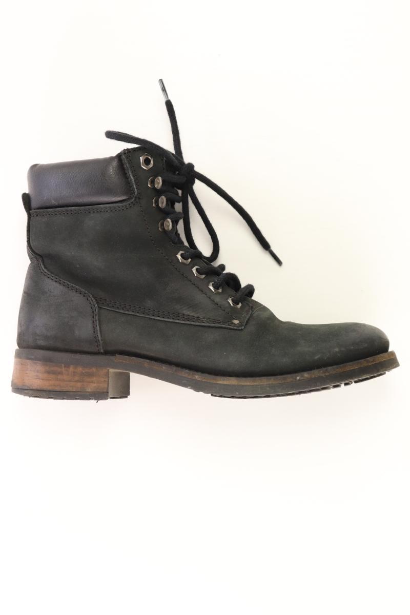 Buffalo Stiefeletten Gr. 37 schwarz aus Leder