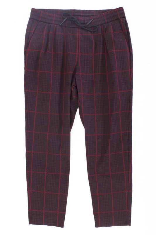 MYBC Stoffhose Gr. 42 hahnentritt rot aus Baumwolle