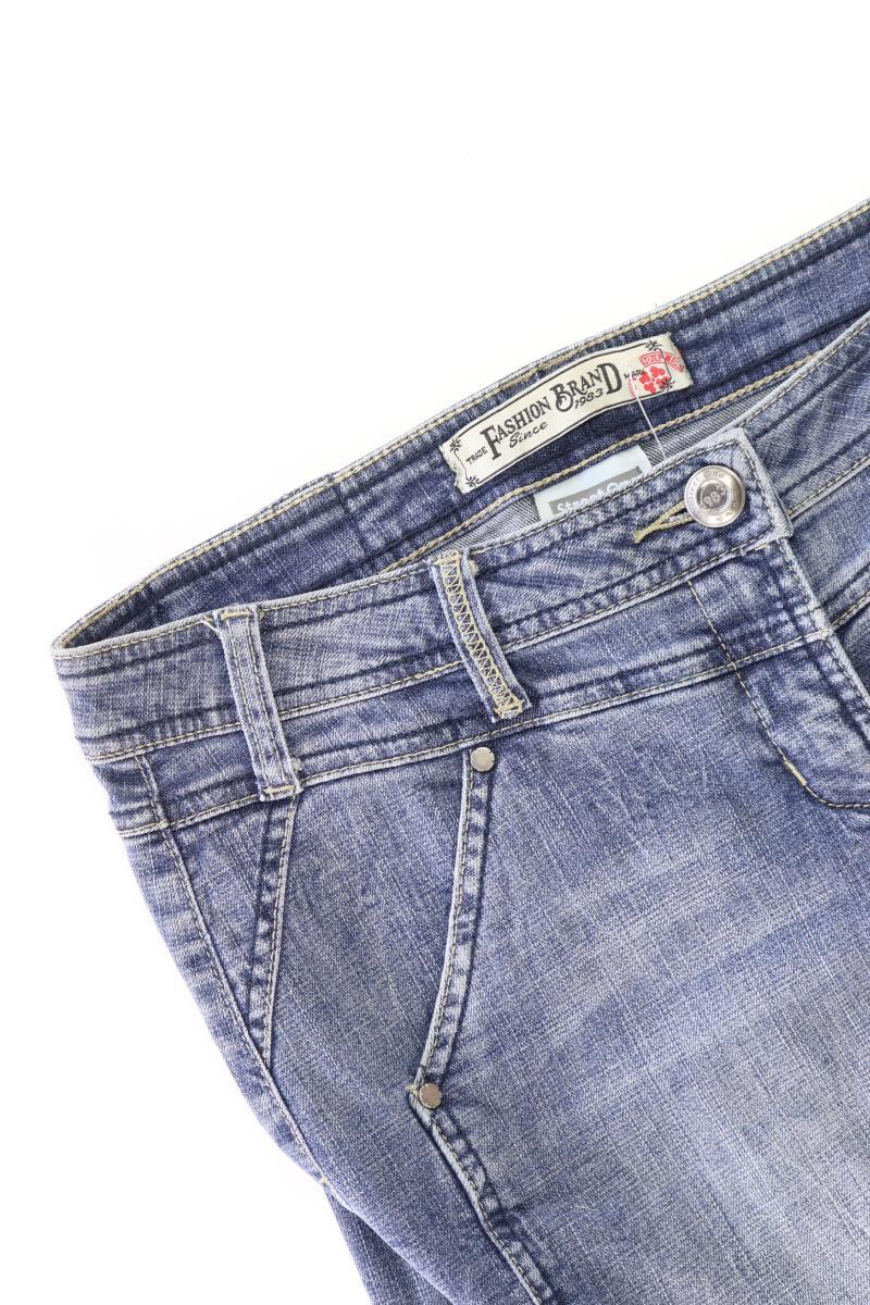 Street One Jeansrock Gr. 38 blau aus Baumwolle