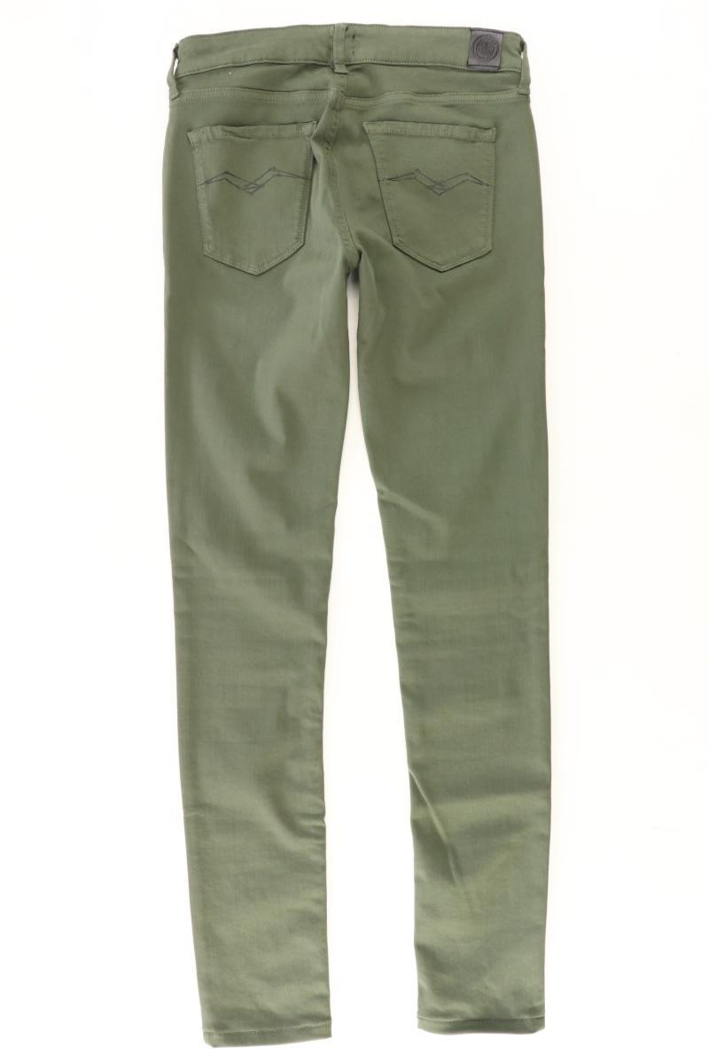 Replay Skinny Jeans Gr. W27/L32 olivgrün aus Baumwolle