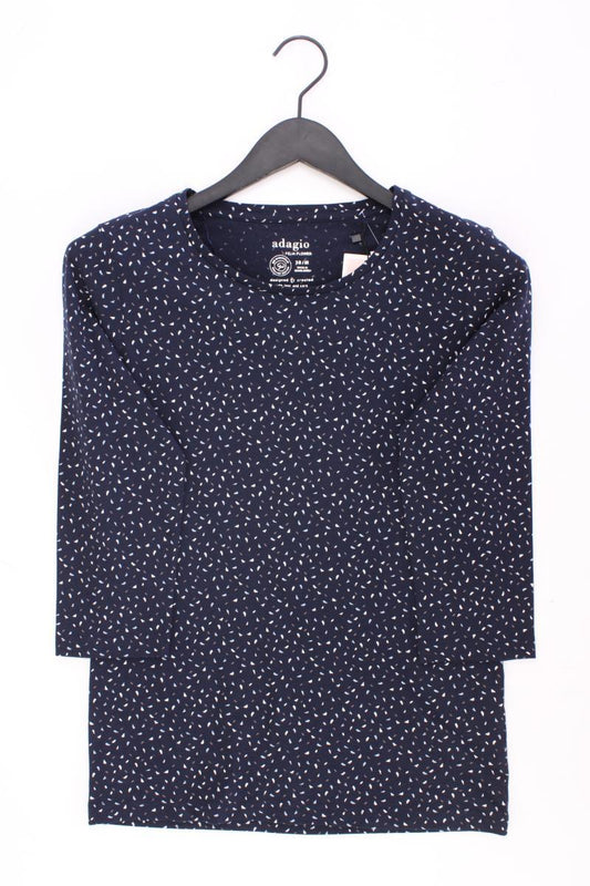 Adagio Slim Shirt Gr. 38 neu mit Etikett Neupreis: 14,99€! 3/4 Ärmel blau