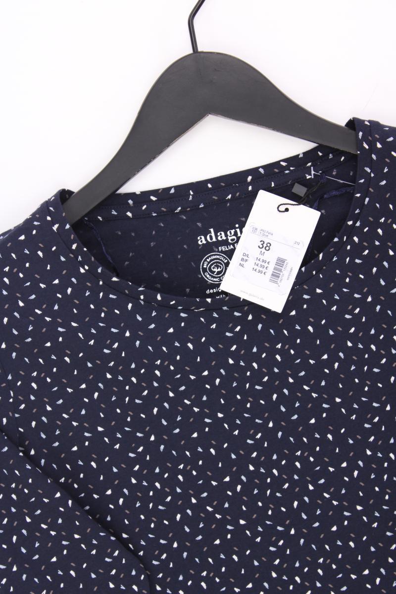 Adagio Slim Shirt Gr. 38 neu mit Etikett Neupreis: 14,99€! 3/4 Ärmel blau