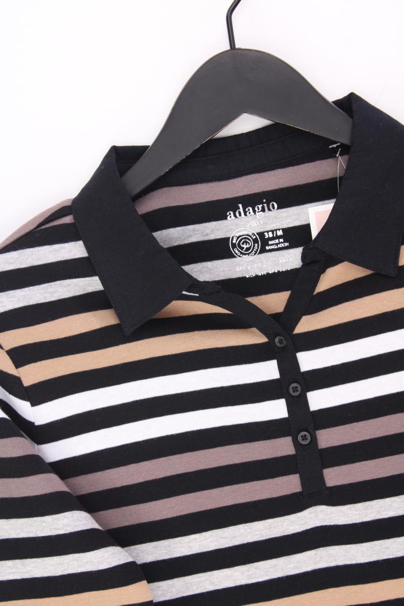 Adagio Poloshirt Gr. 38 gestreift neu mit Etikett Neupreis: 17,99€! 3/4 Ärmel