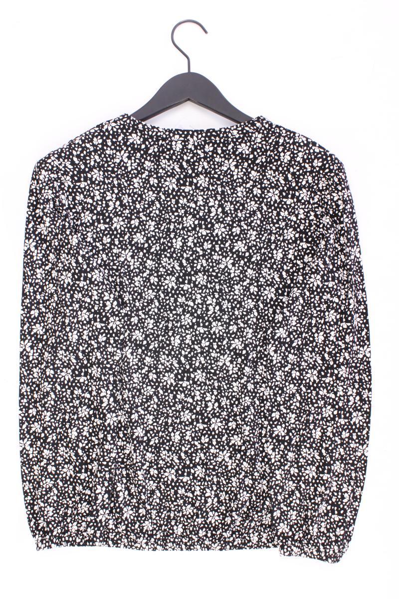 Adagio Longsleeve-Shirt Gr. 38 mit Blumenmuster neu mit Etikett Langarm schwarz