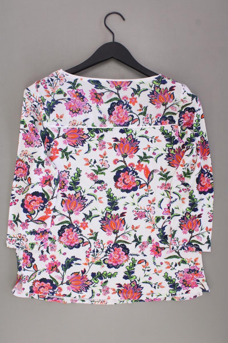 Street One Regular Bluse Gr. 38 mit Blumenmuster neuwertig 3/4 Ärmel mehrfarbig