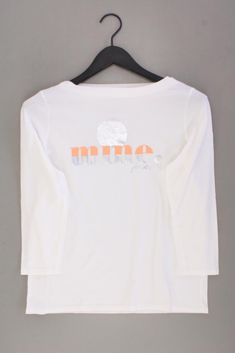 Street One Regular Shirt Gr. 36 3/4 Ärmel weiß