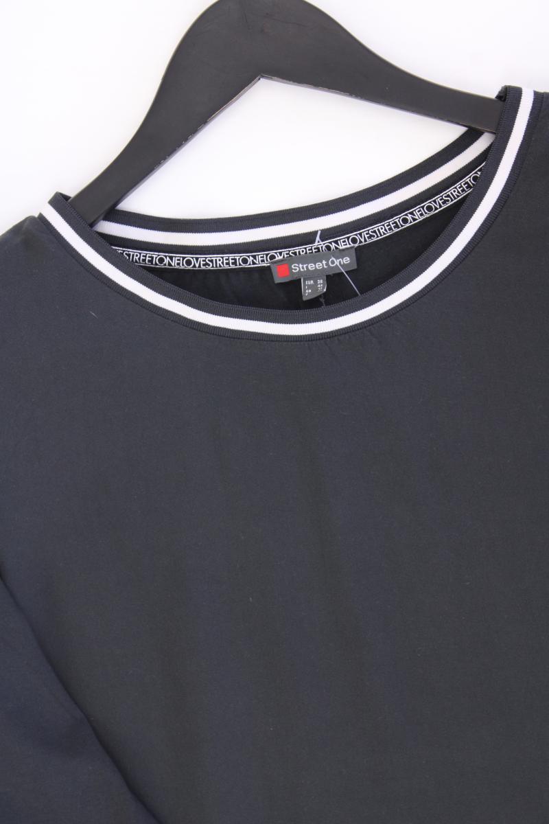 Street One Comfort Bluse Gr. 38 neuwertig 3/4 Ärmel grau