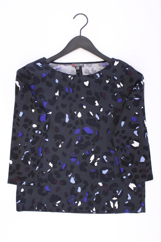 Street One Regular Bluse Gr. 36 3/4 Ärmel grau