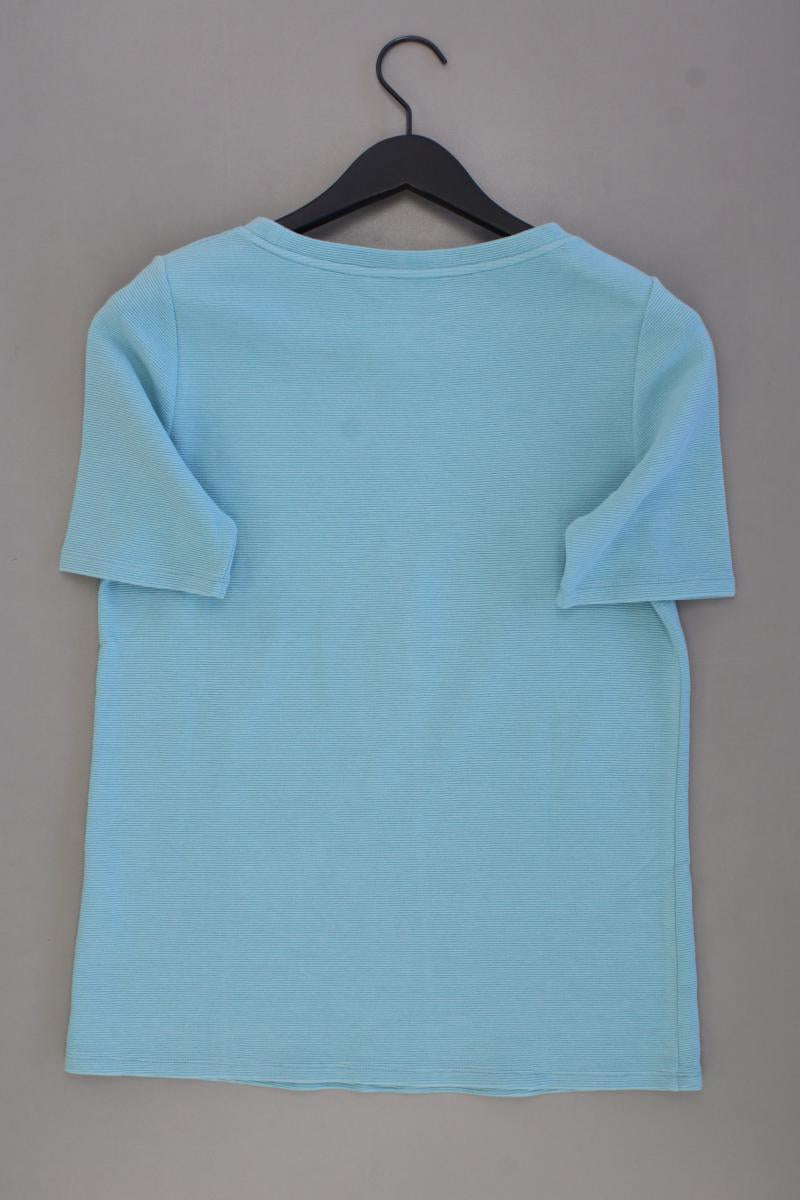 Adagio T-Shirt Gr. 38 neuwertig Kurzarm blau aus Baumwolle