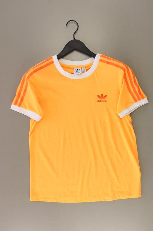 Adidas Sportshirt Gr. 40 Kurzarm orange aus Polyester