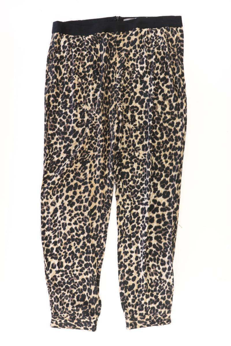 Bershka Stretchhose Gr. L mit Tierdruck braun