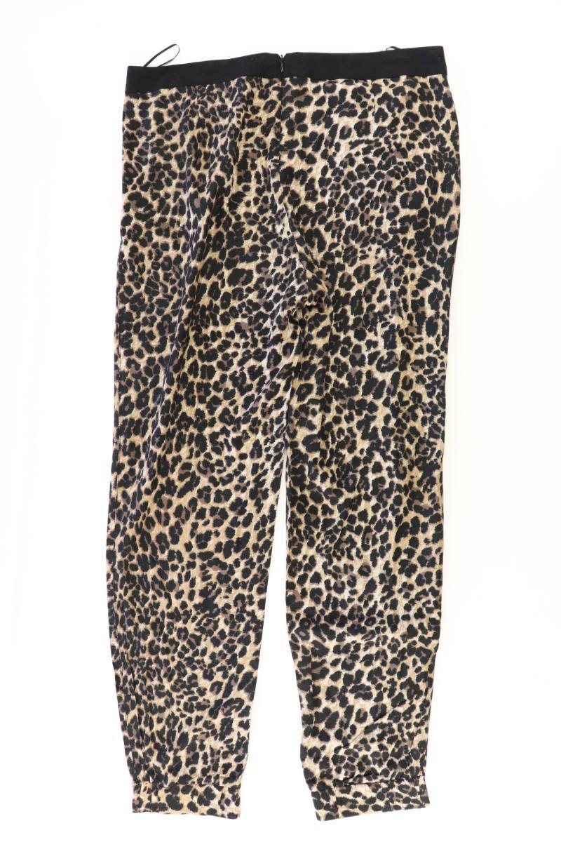 Bershka Stretchhose Gr. L mit Tierdruck braun