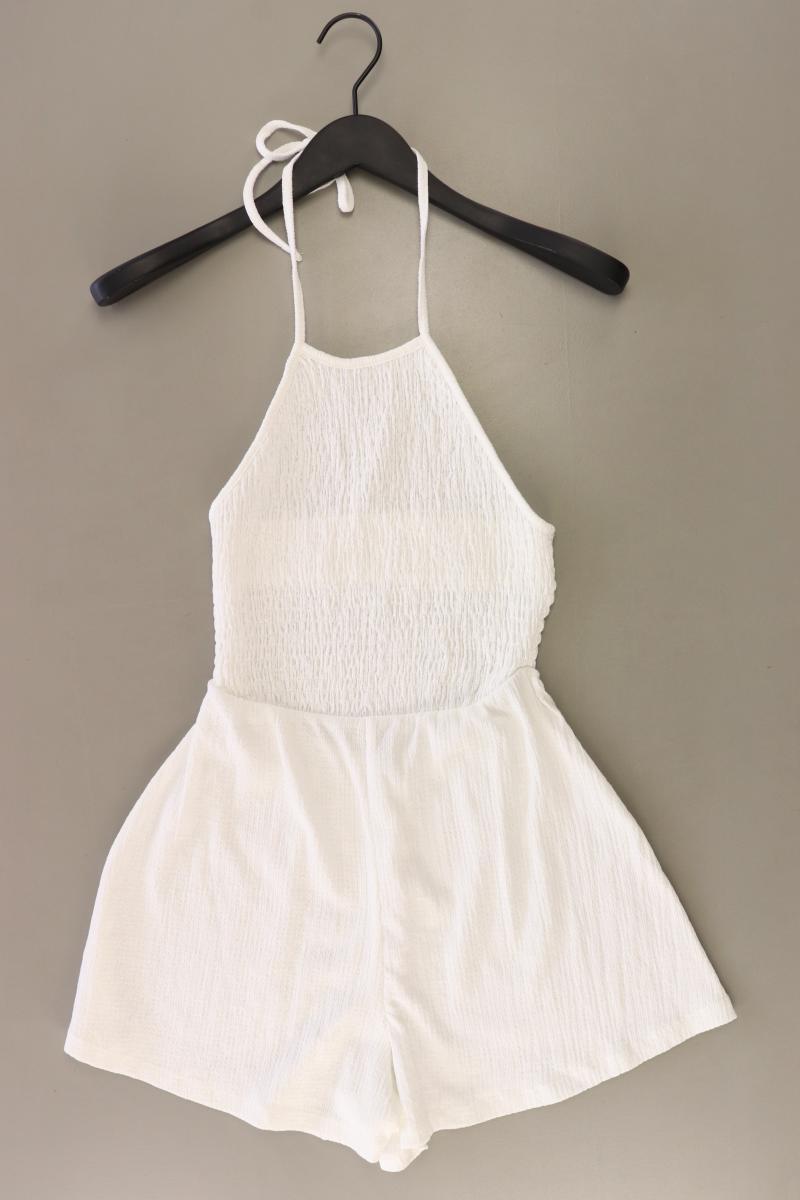 Bershka Playsuit Gr. S weiß