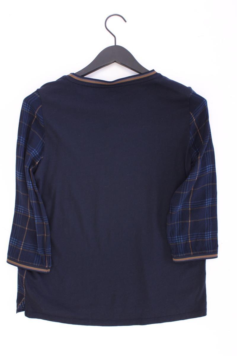 Tom Tailor Regular Bluse Gr. S neuwertig 3/4 Ärmel blau aus Viskose