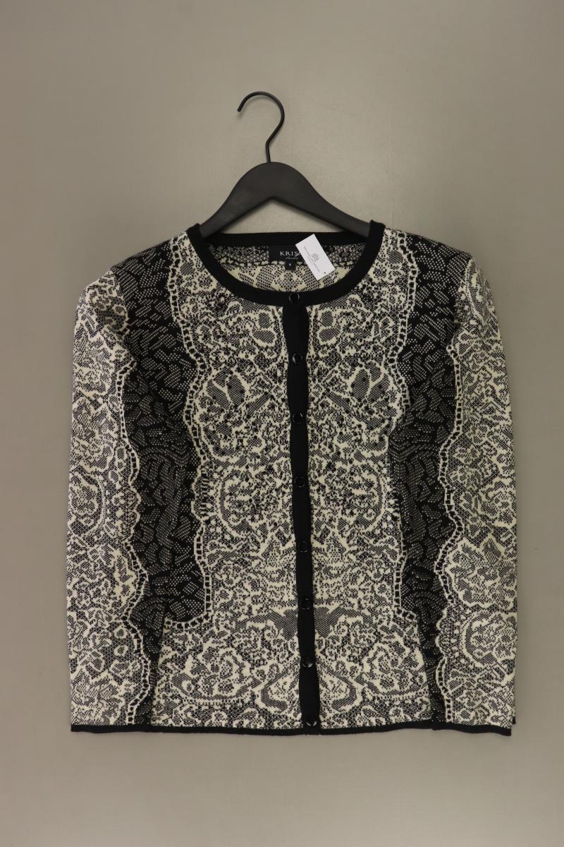 Kriss Sweden Strickjacke Gr. S Langarm grau aus Polyester