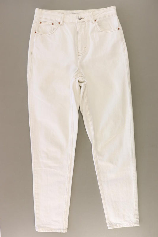 Topshop Mom Jeans Gr. w28/L32 weiß aus Baumwolle