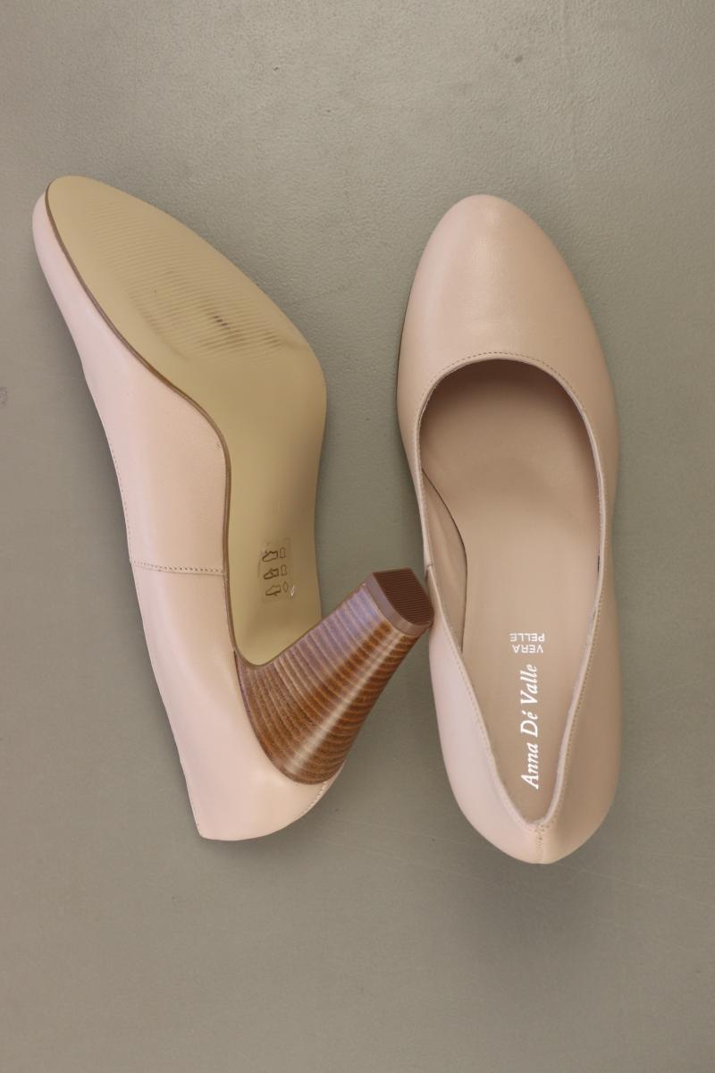 anna de valle Pumps Gr. 39 rosa aus Leder