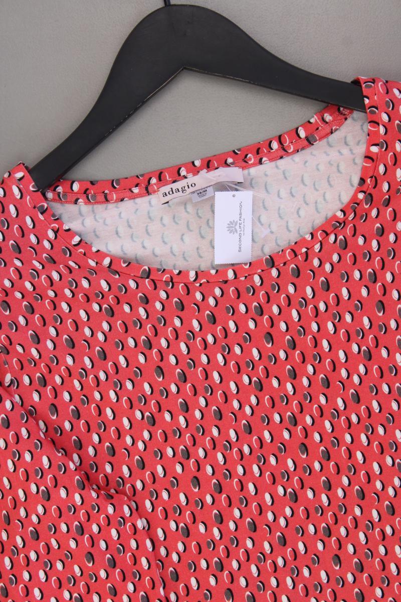 Adagio Regular Shirt Gr. 38 gepunktet neuwertig 3/4 Ärmel rot