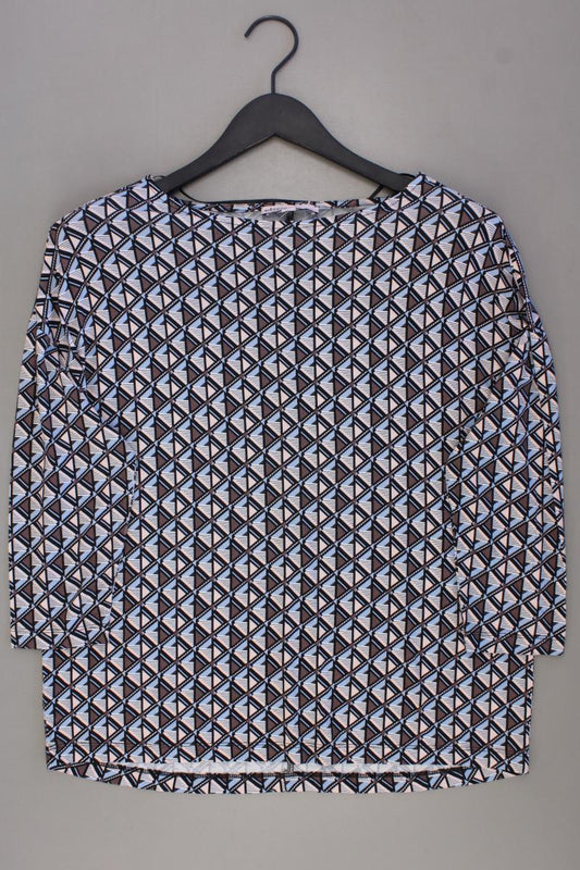 Adagio Oversize-Shirt Gr. 38 geometrisches Muster neuwertig 3/4 Ärmel mehrfarbig