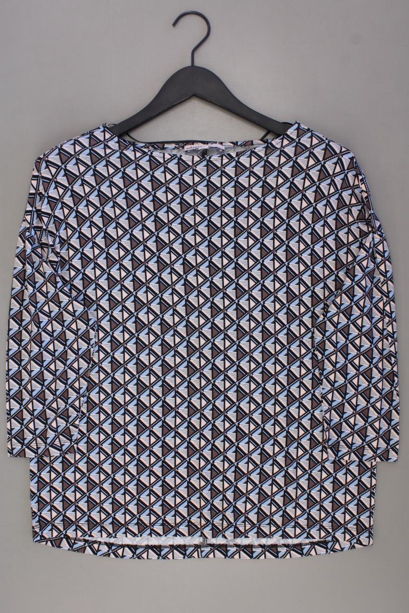 Adagio Oversize-Shirt Gr. 38 geometrisches Muster neuwertig 3/4 Ärmel mehrfarbig