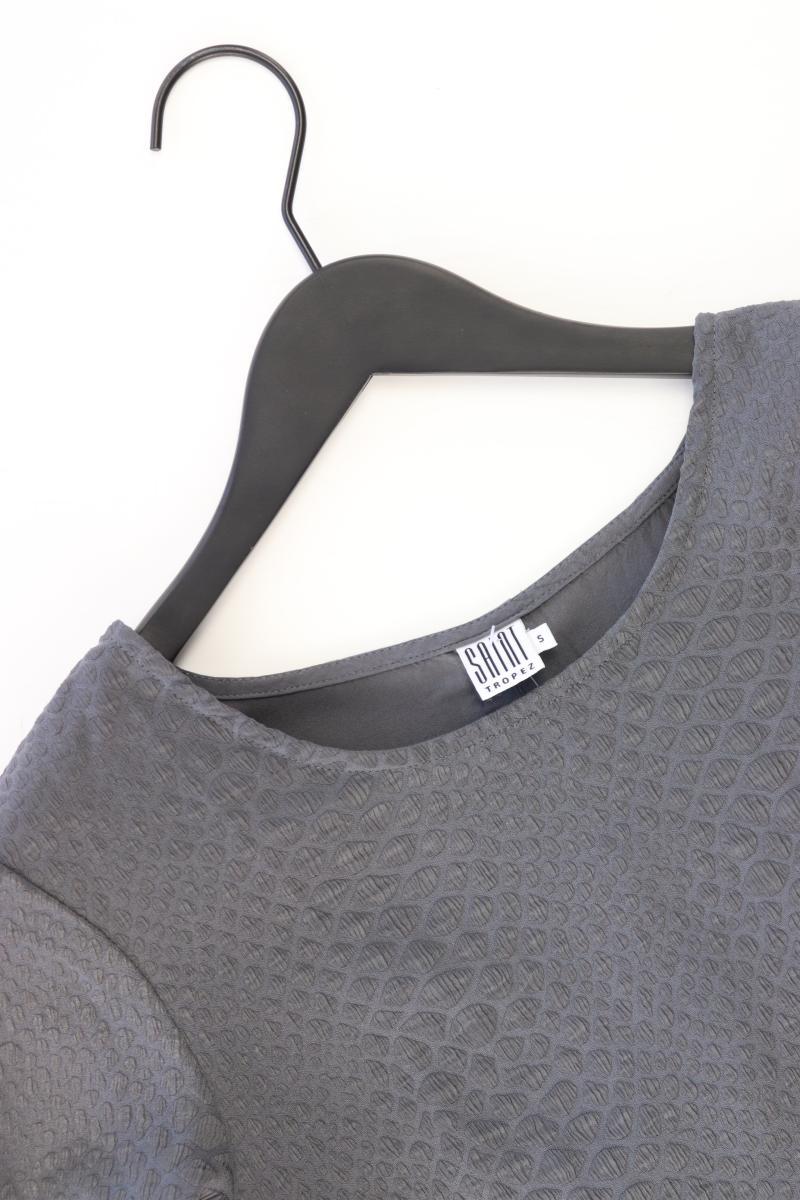 Saint Tropez Regular Bluse Gr. S 3/4 Ärmel grau