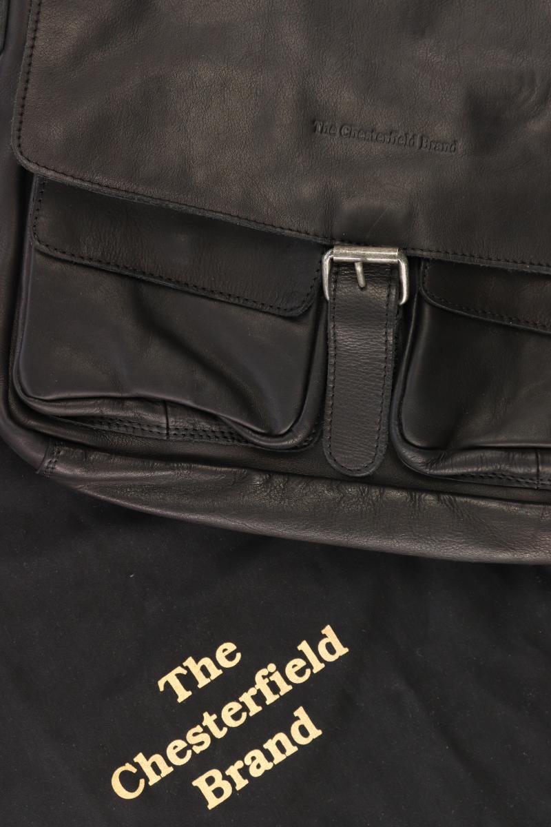 The Chesterfield Brand Umhängetasche schwarz aus Leder