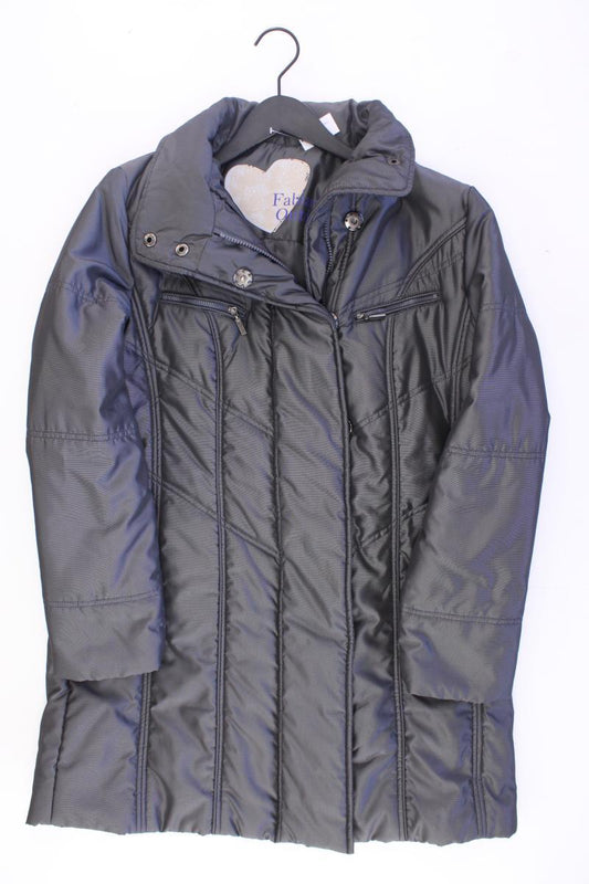 FABIANI Regular Mantel Gr. 42 neuwertig grau aus Polyester