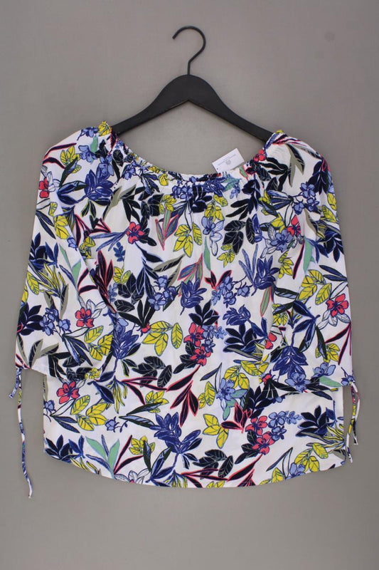 Street One Oversize-Bluse Gr. 36 mit Blumenmuster neuwertig 3/4 Ärmel mehrfarbig
