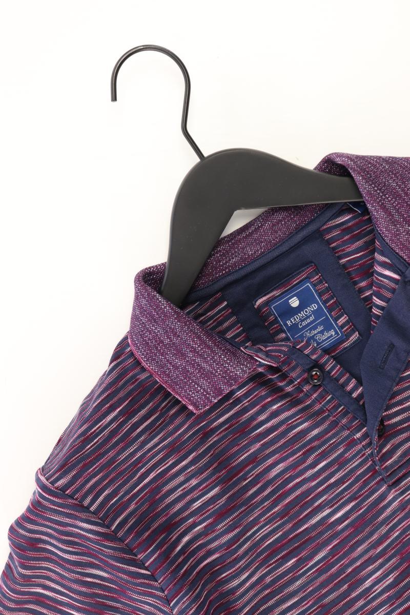 Redmond Poloshirt für Herren Gr. S Kurzarm lila aus Baumwolle