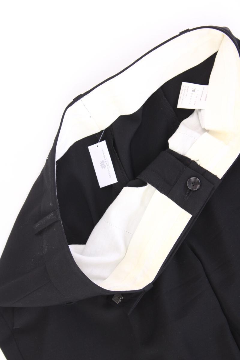 Strenesse Anzughose Gr. 38 schwarz aus Wolle